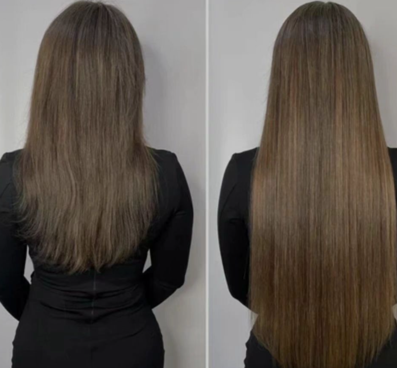 Advanced hot fusion hair extensions in Taina Beauty Salon, Punta Cana
